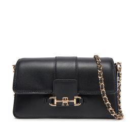 Снимка на Дамска чанта Tommy Hilfiger Heritage Leather Crossover AW0AW17212 Черен