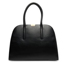 Снимка на Дамска чанта Tommy Hilfiger Iconic Leather Tote AW0AW18206 Черен