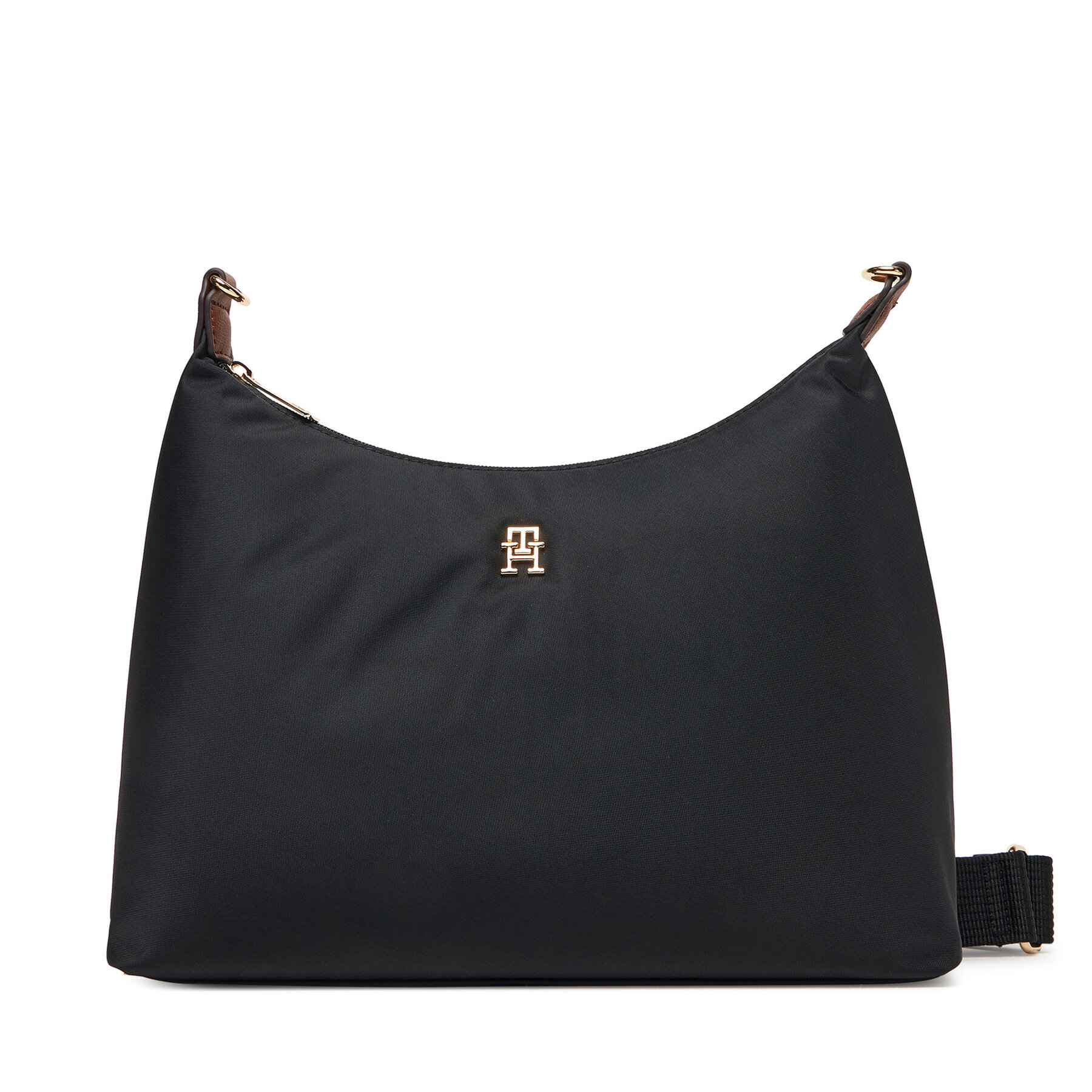 Снимка на Дамска чанта Tommy Hilfiger Popette Shoulder Bag AW0AW17937 Черен