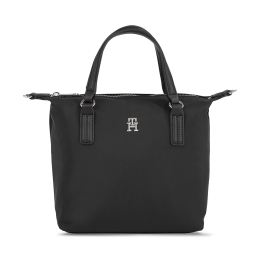 Снимка на Дамска чанта Tommy Hilfiger Poppy Th Small Tote AW0AW15640 Черен