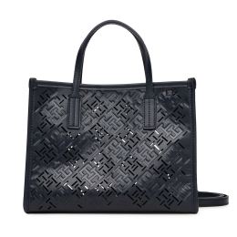 Снимка на Дамска чанта Tommy Hilfiger Th City Mini AW0AW17500 Тъмносин