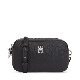 Снимка на Дамска чанта Tommy Hilfiger Th Emblem Camera Bag AW0AW15179 Черен