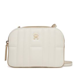 Снимка на Дамска чанта Tommy Hilfiger Th Feminine Conv Camera Bag AW0AW17453 Екрю