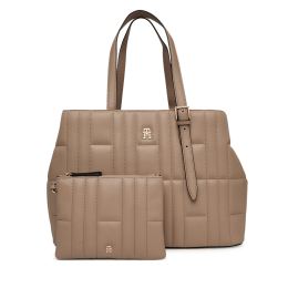 Снимка на Дамска чанта Tommy Hilfiger Th Feminine Tote AW0AW17452 Бежов