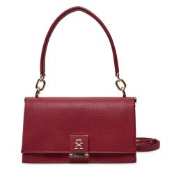 Снимка на Дамска чанта Tommy Hilfiger Th Her Med Crossover AW0AW17216 Червен