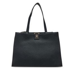 Снимка на Дамска чанта Tommy Hilfiger Th Her Tote AW0AW17191 Черен