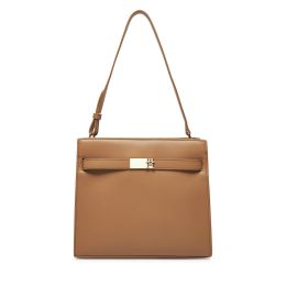 Снимка на Дамска чанта Tommy Hilfiger Th Heritage Shoulder Bag AW0AW17182 Кафяв