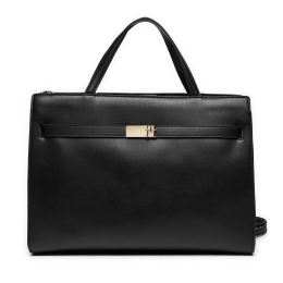 Снимка на Дамска чанта Tommy Hilfiger Th Heritage Workbag AW0AW16910 Черен