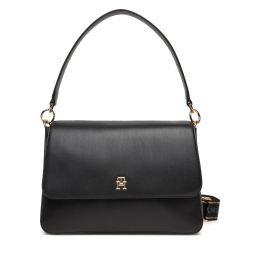 Снимка на Дамска чанта Tommy Hilfiger Th Joy Shoulder Bag AW0AW16815 Черен