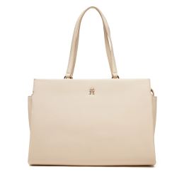 Снимка на Дамска чанта Tommy Hilfiger Th Legacy Tote AW0AW17197 Екрю