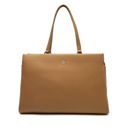 Снимка на Дамска чанта Tommy Hilfiger Th Legacy Tote AW0AW17197 Кафяв