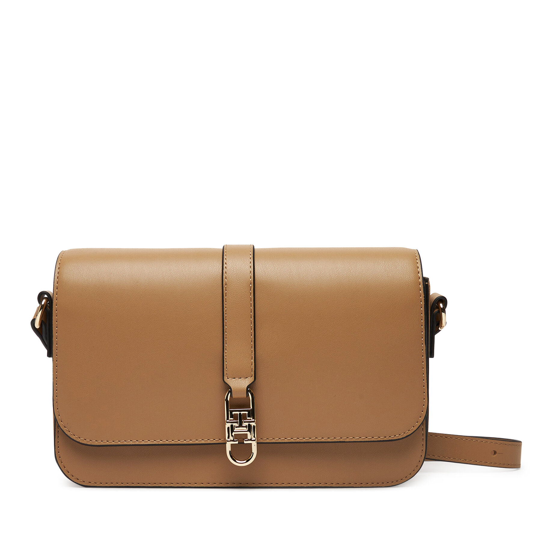 Снимка на Дамска чанта Tommy Hilfiger Th Libre Flap Crossover AW0AW17723 Кафяв