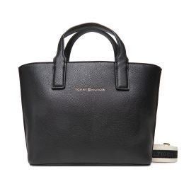 Снимка на Дамска чанта Tommy Hilfiger Th Logotape Mini Tote AW0AW17448 Черен