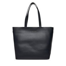 Снимка на Дамска чанта Tommy Hilfiger Th Logotape Tote AW0AW17693 Тъмносин