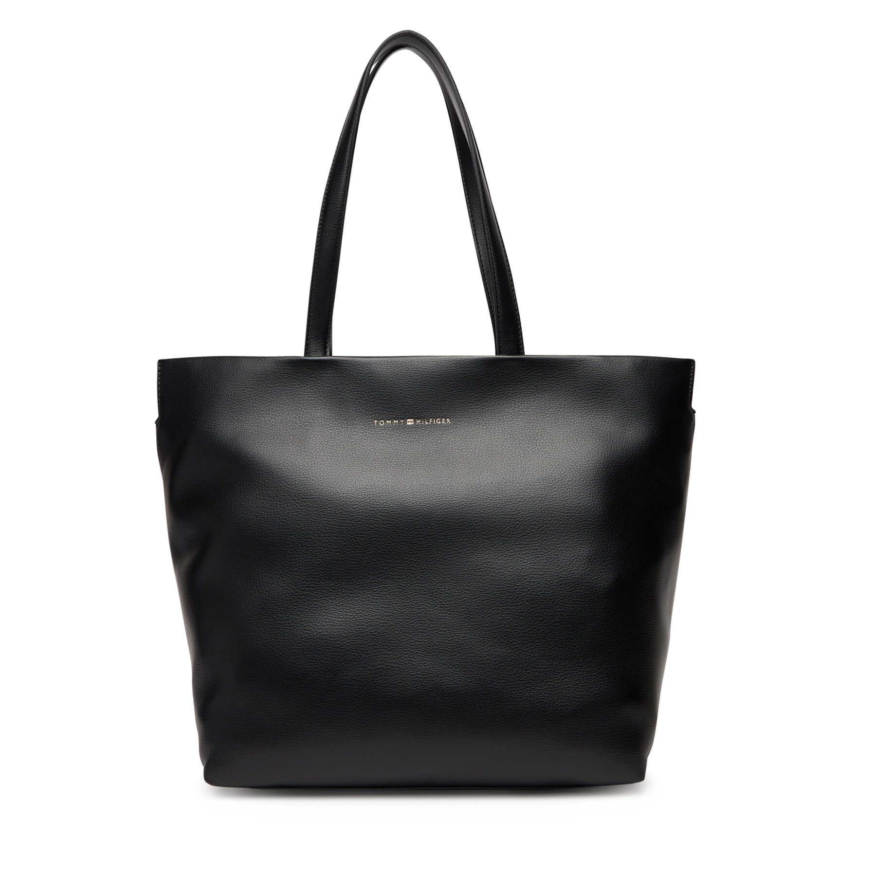 Снимка на Дамска чанта Tommy Hilfiger Th Logotape Tote AW0AW17693 Черен