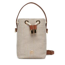 Снимка на Дамска чанта Tommy Hilfiger Th Premium Beach Le Bucket AW0AW17215 Бежов
