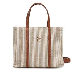 Снимка на Дамска чанта Tommy Hilfiger Th Premium Beach Le Mini Tote AW0AW17208 Бежов