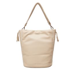 Снимка на Дамска чанта Tommy Hilfiger Th Soft Summer Bucket AW0AW17540 Бежов
