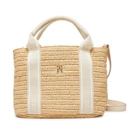 Снимка на Дамска чанта Tommy Hilfiger Th Spring Logo Mini Tote AW0AW17199 Бежов