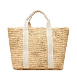 Снимка на Дамска чанта Tommy Hilfiger Th Spring Logo Tote AW0AW17196 Бежов
