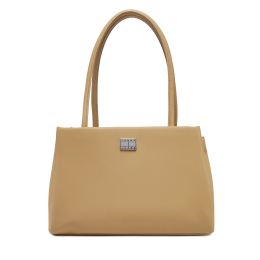 Снимка на Дамска чанта Tommy Jeans Tjw American Cool Med Tote AW0AW17297 Бежов