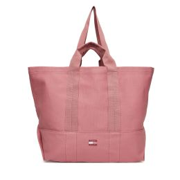 Снимка на Дамска чанта Tommy Jeans Tjw Tote Edition Canvas AW0AW17542 Розов