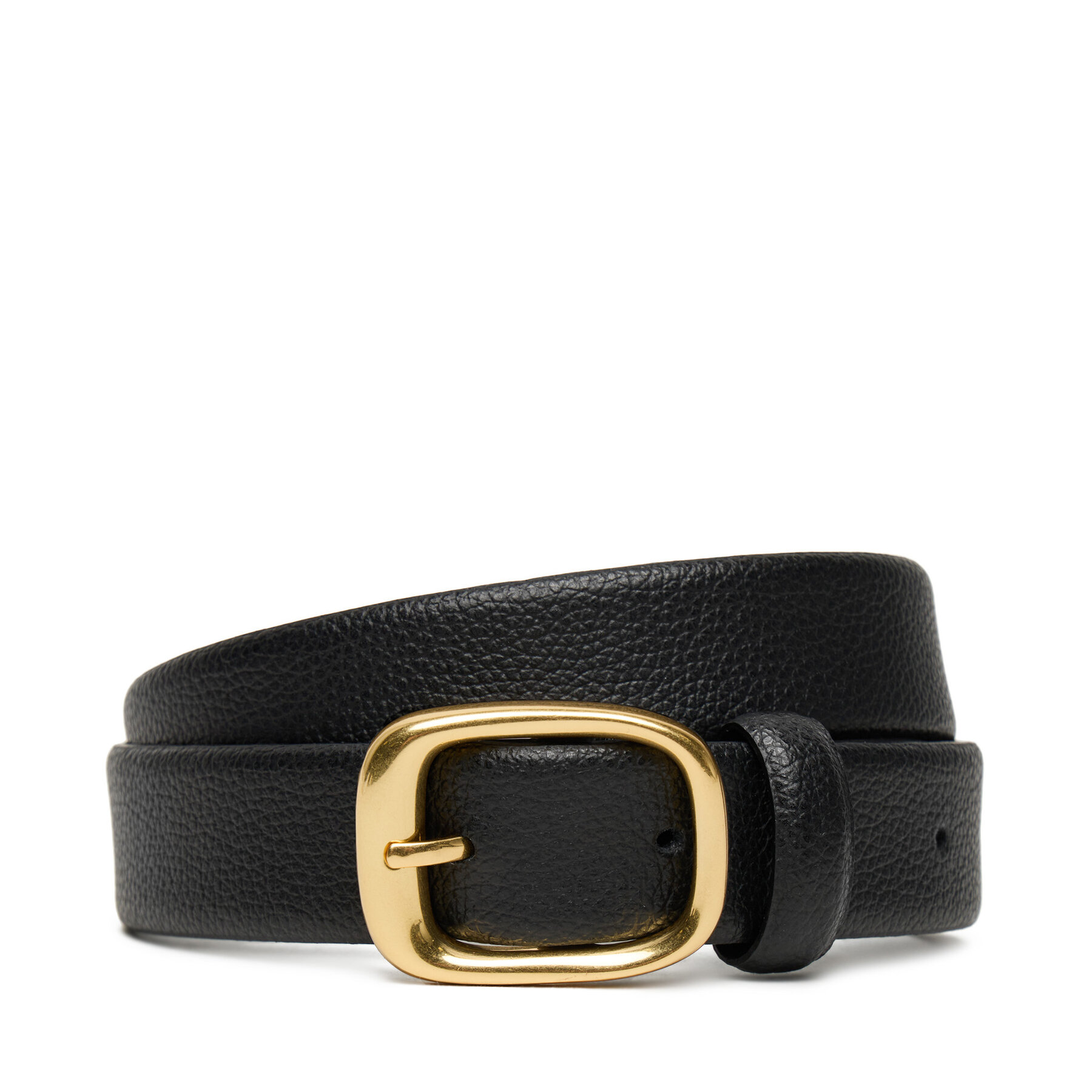 Снимка на Дамски колан Calvin Klein Chuncky Bukle Caviar LV04F7023G Черен