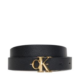 Снимка на Дамски колан Calvin Klein Facet Ck Buckle 25Mm Pebble Rev/ LV04F7044G Черен