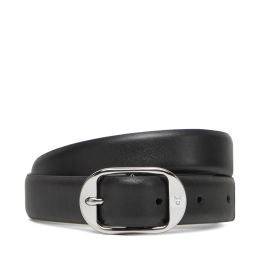 Снимка на Дамски колан Calvin Klein Forged Pin Belt 25Mm LV04K7014G Черен