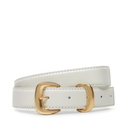 Снимка на Дамски колан Calvin Klein Sarah 2 Piece Logo Buckle Belt 25Mm LV04K7012G Бял