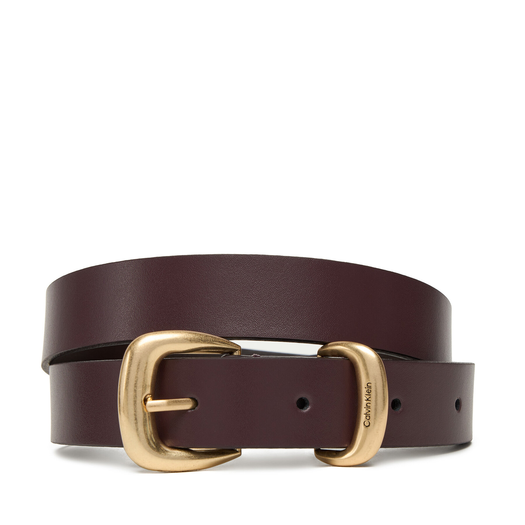 Снимка на Дамски колан Calvin Klein Sarah 2 Piece Logo Buckle Belt LV04K7012G Кафяв