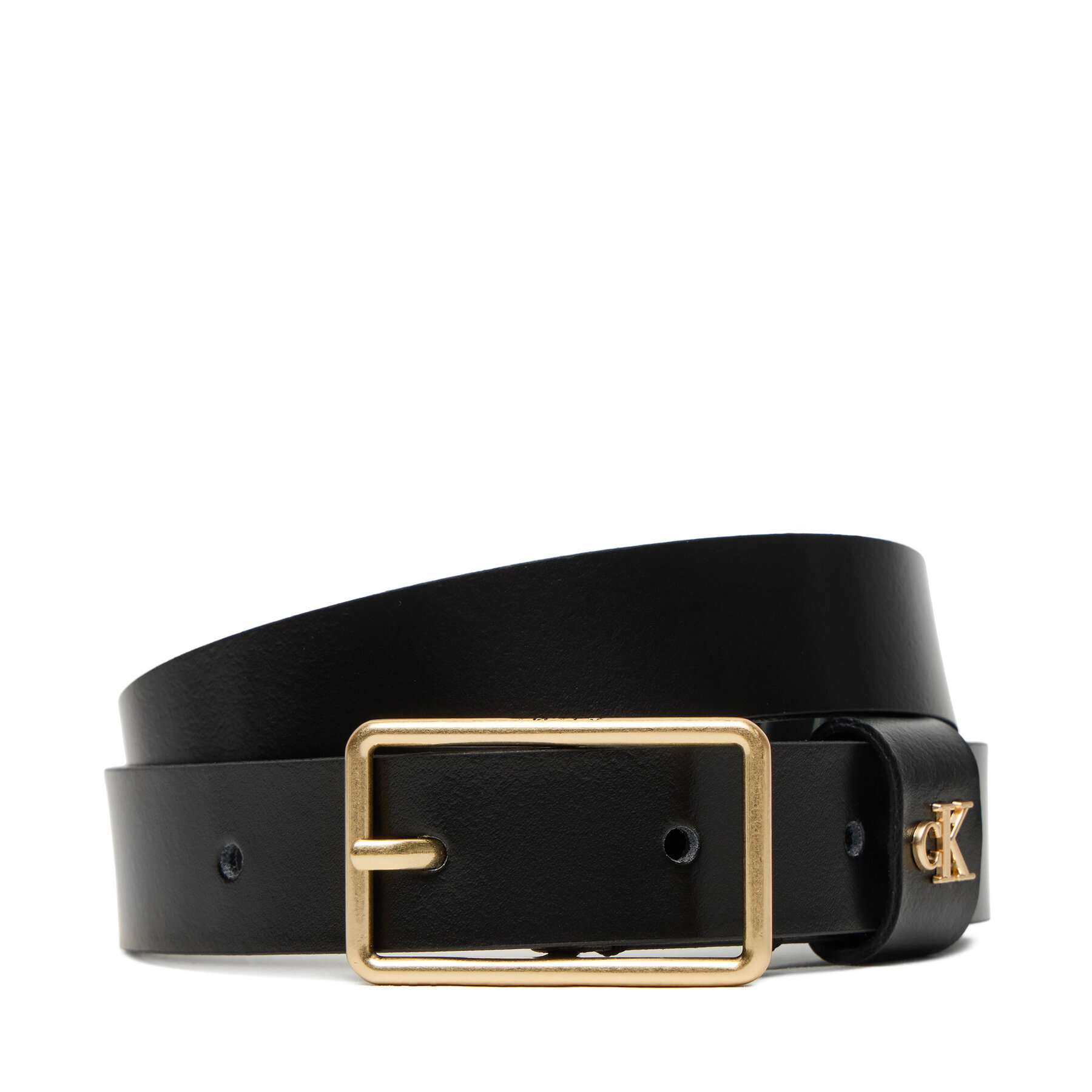 Снимка на Дамски колан Calvin Klein Square Buckle Ck Loop 25Mm LV04F7050G Черен
