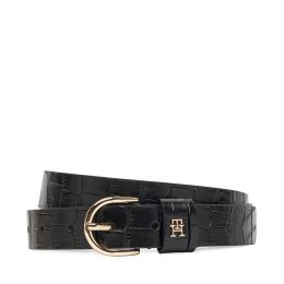 Снимка на Дамски колан Tommy Hilfiger Essential Effortless 2.5 Croc Go AW0AW17755 Черен