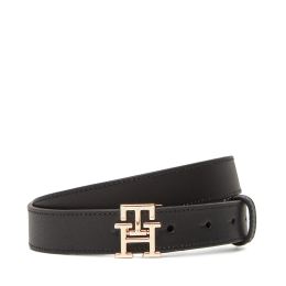 Снимка на Дамски колан Tommy Hilfiger Th Modern 2.5 AW0AW17496 Черен