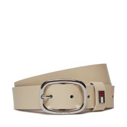 Снимка на Дамски колан Tommy Jeans Tjw Oval 3.0 AW0AW15836 Бежов