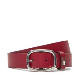 Снимка на Дамски колан Tommy Jeans Tjw Oval 3.0 AW0AW15836 Червен