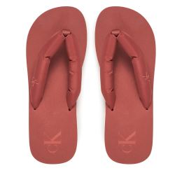 Снимка на Джапанки Calvin Klein Jeans Beach Sandal Flatform Ttxr Satin YW0YW01723 Кафяв