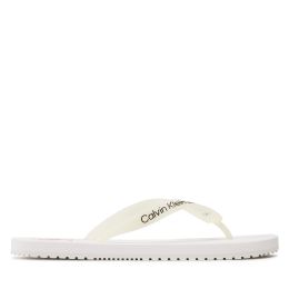 Снимка на Джапанки Calvin Klein Jeans Beach Sandal Logo YM0YM00656 Бял