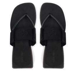 Снимка на Джапанки Calvin Klein Jeans Sq Low Wedge Sandal Rope YW0YW01717 Черен