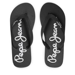Снимка на Джапанки Pepe Jeans Bay Beach Basic M PMS70128 Черен