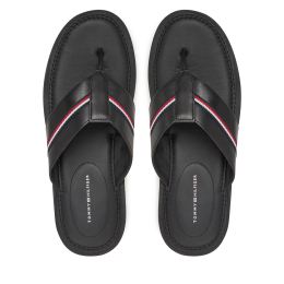 Снимка на Джапанки Tommy Hilfiger Core Hilfiger Toe Post Lh Sandal FM0FM05416 Черен