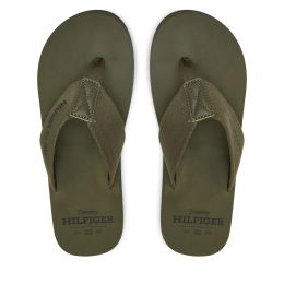 Снимка на Джапанки Tommy Hilfiger Hilfiger 85 Beach Sandal FM0FM05339 Зелен