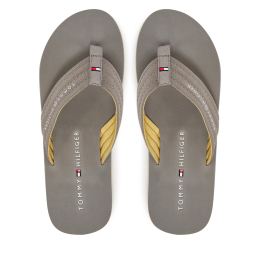 Снимка на Джапанки Tommy Hilfiger Hilfiger Nyc Beach Sandal FM0FM05437 Сив
