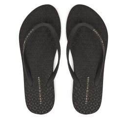 Снимка на Джапанки Tommy Hilfiger Hilfiger Strap Beach Sandal FW0FW08736 Черен