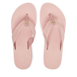 Снимка на Джапанки Tommy Hilfiger Hilfiger Webbing Beach Sandal FW0FW08515 Розов
