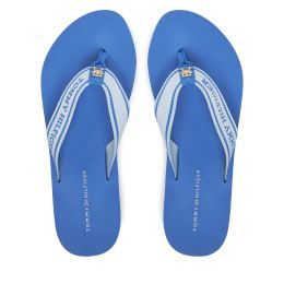Снимка на Джапанки Tommy Hilfiger Hilfiger Webbing Beach Sandal FW0FW08515 Син