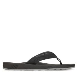 Снимка на Джапанки Tommy Hilfiger Molded Hilfiger Beach Sandal FM0FM05361 Черен