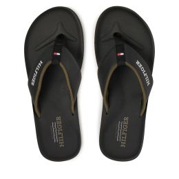 Снимка на Джапанки Tommy Hilfiger Padded Comfort Hilfiger B Sandal FM0FM05440 Черен