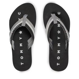 Снимка на Джапанки Tommy Hilfiger Tommy Loves Ny Beach Sandal FW0FW02370 Сив