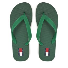 Снимка на Джапанки Tommy Jeans Tjm Beach Sandal EM0EM01560 Зелен